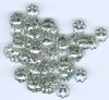 100 3x6mm Nickel Daisy Bead Caps