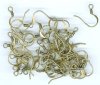 25 Pairs of Antique Gold Flat Fish Hook Earrings