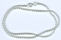 1 18 inch 2.4mm Silver Plated Ball Chain Necklace