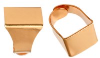1 20x 18mm Flat Gold Adjustable Finger Ring 