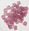 40, 3x9mm Milky Pink Opal Irregular Flat Nugget Beads