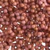 50, 5mm Pink Alabaster Travertine Glass Forget Me Not Flower Beads