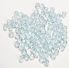 100, 4mm Faceted Light Azore Czech Firepolish Beads