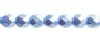 45, 4mm Pastel Pearl Baby Blue Czech Fire Polish Beads