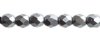 45, 4mm Pastel Pearl Cool Grey Czech Fire Polish Beads