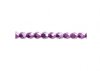 45, 4mm Pastel Pearl Violet Czech Fire Polish Beads