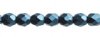 45, 4mm Pastel Pearl Petrol Czech Fire Polish Beads