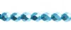 45, 4mm Pastel Pearl Turquoise Czech Fire Polish Beads