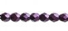 45, 4mm Pastel Pearl Purple Czech Fire Polish Beads