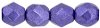 100 4mm Faceted Saturated Metallic Ultra Violet Firepolish Beads