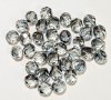 25 8mm Faceted Crystal Valentinit Firepolish Beads