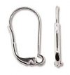 5 Pairs of 16.5x10.5mm Silver Plated Interchangeable Lever-back Earrings