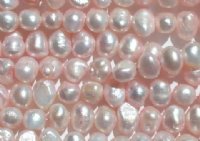 FWP 16inch Strand of 8mm Light Pink Pearls