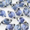 10 Grams of Backlit Periwinkle GemDuo Glass Beads