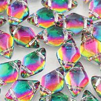 10 Grams of Backlit Spectrum GemDuo Glass Beads