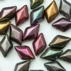 10 Grams of Crystal Violet Rainbow GemDuo Glass Beads