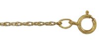 18 inch, 1mm, 14kt Gold Filled Rope Chain