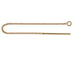GF2520 1 Pair Gold Filled Cable Ear Cable Chain with Threader