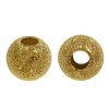 GF4761 1, 6mm Round Gold Filled Stardust Bead
