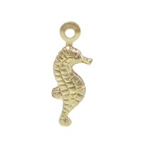 GF4042 1, 11x5mm Gold Filled Seahorse Charm / Pendant