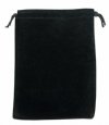 Medium Black Velvet Gift Bag