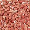 10 Grams 7.5mm Alucolour Terracotta Czech Glass Ginko Leaf Beads