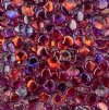 10 Grams 7.5mm Crystal Summer Rainbow Light Violet Czech Glass Ginko Leaf Beads