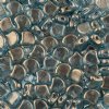10 Grams 7.5mm Shadows Halo Czech Glass Ginko Leaf Beads