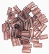 50, 10x5mm Transparent Matte Amethyst Atlas Beads