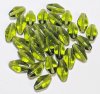 30, 13mm Transparent Smooth Bicone Glass Beads