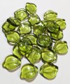 25 14mm Wide Olive Leaf Beads