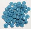 50 3.5x9mm Aqua Marble Rondelle Beads