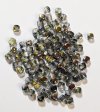 100, 4mm Crystal Marea Glass Cube Beads