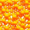 100 4mm Opaque Orange Round Beads