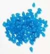 100 4x6mm Milky Blue Opal Drop Beads
