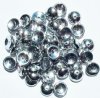 50 4x8mm Crystal Labrador Full Coat Glass Piggy Beads