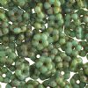 50, 5mm Opaque Turquoise Green Picasso Glass Forget Me Not Flower Beads