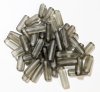 50 5x15mm Transparent Matte Black Diamond Glass Rectangle Beads