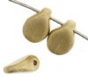 69, 5x7mm Metallic Gold Glass Pip Beads