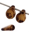 69, 5x7mm Opaque Ivory Travertine Pip Beads