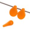 69, 5x7mm Orange Alabaster Pip Beads
