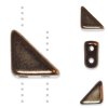 5.3g of 6mm Dark Bronze Two-Hole Tango Glass Beads
