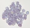 50 7mm Transparent Alexandrite AB Button Flower Beads