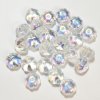 25 7x11mm Transparent Crystal AB Melon Beads