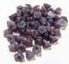 50 7mm Milky Purple Green Bell Flower Beads