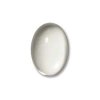 1 14x10mm Clear Unfoiled Oval Glass Cabochon