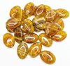 25 16x11mm Amber Ma...