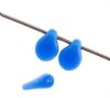 69, 5x7mm Opaque Blue Alabaster Pip Beads