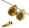 69, 5x7mm Metallic Gold Aurum Full Coat Glass Pip Beads