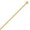 50 2" 20ga Bright Gold 2mm Ball Pins